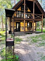 Коттедж Luxury с балконом и с красивым видом из окна, Загородный дом Вуокса-Хутор, Приозерский район