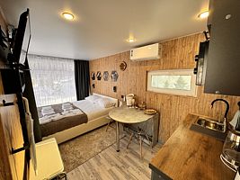 Двухместный номер Superior с красивым видом из окна двуспальная кровать, База отдыха Домики, Солнечногорск