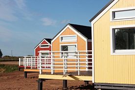 Двухместное бунгало Standard двуспальная кровать, Кемпинг Лисья Гора, Великий Новгород