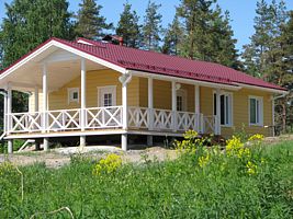 Коттедж с сауной 90 кв. м, База отдыха Rukola, Лахденпохский район