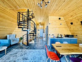 Коттедж с 3 комнатами с видом на внутренний двор, Кемпинг Семейный Парк Озеро, Дербент