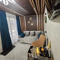 Двухместный коттедж с видом на горы двуспальная кровать, Глэмпинг Хутор Романовский, Красная поляна