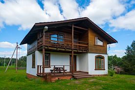 Шестиместный коттедж Дуплекс с балконом и с красивым видом из окна, База отдыха Боровое, деревня Боровое