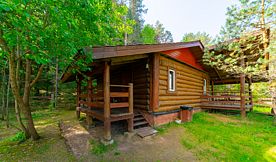 Двухместный коттедж с красивым видом из окна 2 отдельные кровати, База отдыха Боровое, деревня Боровое