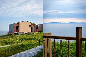 Двухместные апартаменты с красивым видом из окна 2 отдельные кровати, База отдыха Мечты у Моря, Корсаков