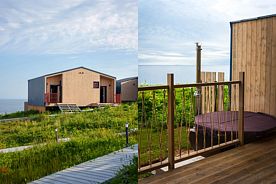 Двухместные апартаменты Superior с красивым видом из окна 2 отдельные кровати, База отдыха Мечты у Моря, Корсаков