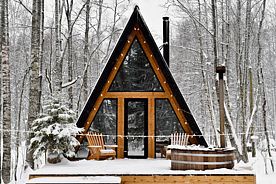 Коттедж Standard с красивым видом из окна, Глэмпинг DEEP LAKE HOUSE, поселок Глубокое