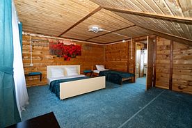 Пятиместный семейный номер Standard с 2 комнатами с балконом, База отдыха E.L.K.I., Катунь