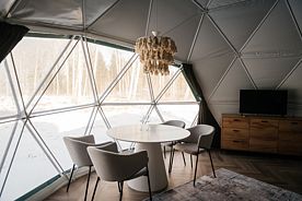 Двухместный семейный люкс двуспальная кровать, Лаки Глэмпинг, Новосибирский