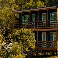 Номер в коттедже Номера: 1ск, 2ск, 3ск, 4ск, Глэмпинг Панорама, Гуамка