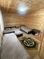 Четырёхместный коттедж с красивым видом из окна, Кемпинг Эверест, Архыз