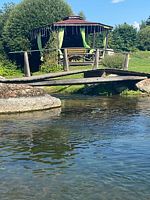 Место для палатки Питч №3 у реки, Центр отдыха Усадьба Ястребино, деревня Ястребино