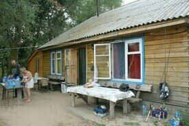 Саманный и брусовый дома, База отдыха Алимовский плес, Харабалинский район