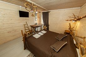 Двухместный номер Standard с видом на сад двуспальная кровать, Агроусадьба Павлова, Калязинский район