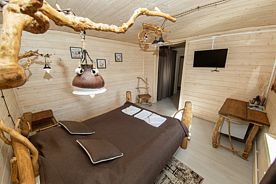 Двухместный номер Standard с красивым видом из окна двуспальная кровать, Агроусадьба Павлова, Калязинский район