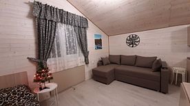 Двухместный номер Standard с видом на горы двуспальная кровать, База отдыха Околица, станица Даховская