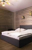 Двухместный номер 2, первая категория с красивым видом из окна двуспальная кровать, Глэмпинг Малина, Зеленоградск