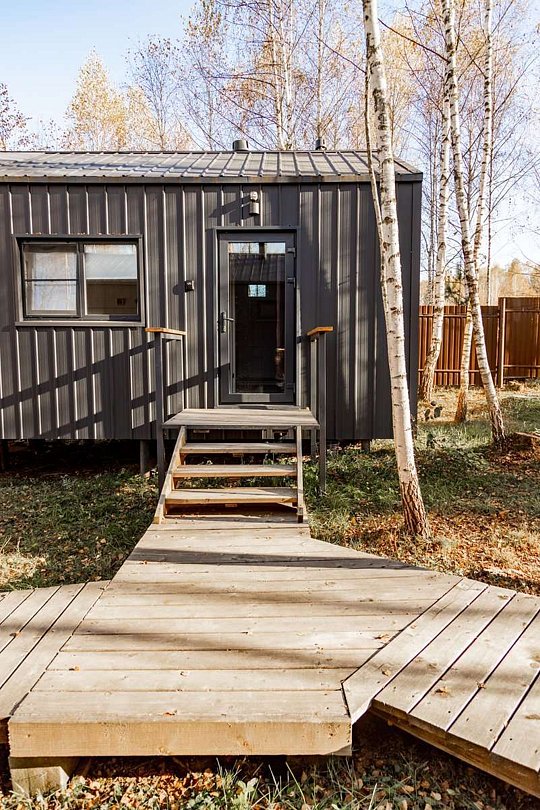 Коттедж 2-местный 1-комнатный (с банным чаном)