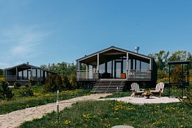 Барнхаус Люкс с банным чаном Номера домов: 6, Загородный эко-клуб Лес & сад, село Крапивна