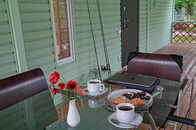 Коттедж с 4 комнатами с балконом, База отдыха Застава, Камызякский район