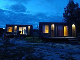 Двухместный номер Superior с красивым видом из окна двуспальная кровать, Туристическая база отдыха Форт Верный, Лахденпохский район