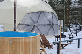 Домик с купелью, Глэмпинг Астрале Парк, Рязанский район