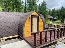 Трёхместный номер Standard с красивым видом из окна, База отдыха Хоббитон, село Артыбаш