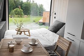 Двухместный номер Standard с красивым видом из окна двуспальная кровать, Йога-Глэмпинг Белые Ключи, Боровск