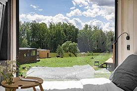 Двухместный номер Standard с красивым видом из окна 2 отдельные кровати, Йога-Глэмпинг Белые Ключи, Боровск