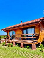 Двухместный люкс с видом на море двуспальная кровать, База отдыха Кактус, Оленевка