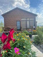 Четырёхместный коттедж с красивым видом из окна, База отдыха Островок, село Акши