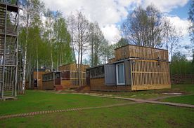 Пятиместный номер Economy с балконом и с красивым видом из окна, Глэмпинг Высокий берег , Юрьевец