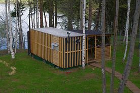 Двухместный номер Standard с красивым видом из окна двуспальная кровать, Глэмпинг Высокий берег , Юрьевец