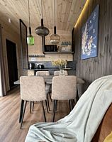 Четырёхместный Дом с панорамным видом на горы, База отдыха Scandi, Шерегеш