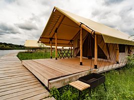 Сафари тент Номера домов: 1, Глэмпинг Остров, Ленинский район