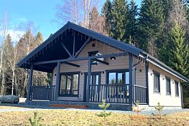 "Дом на горе" с сауной 80м2 (улица Центральная д. 64В), База отдыха Сонный Залив, Сортавала