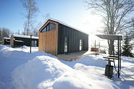 Четырёхместный Барнхаус на первой линии, База отдыха ЭкоПорт на Отрадном, поселок Плодовое