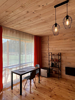 Двухместный номер Superior с красивым видом из окна двуспальная кровать, База отдыха Altai Geyser Lake, село Акташ