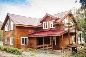 Шестиместный коттедж с 3 комнатами с балконом и с красивым видом из окна, База отдыха Дивное, Лахденпохский район