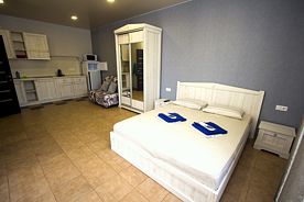 Шале 2-местный 1-комнатный, База отдыха Променад, Кирилловка