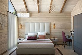 Коттедж с 2 комнатами с видом на окрестности, Загородный клуб Лес, село Сукко