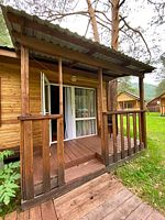 Четырёхместный семейный коттедж двуспальная кровать, База отдыха Усадьба на Чемалке, Чемал