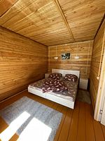 Двухместный семейный коттедж двуспальная кровать, База отдыха Усадьба на Чемалке, Чемал