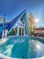 Четырёхместный коттедж Superior, Глэмпинг А у реки, Новомихайловское