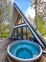 Шале Superior с красивым видом из окна, Глэмпинг А у реки, Новомихайловское