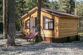 Пятиместный коттедж с красивым видом из окна, База отдыха Аксакал, Архыз