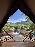 Шале с красивым видом из окна, Глэмпинг Дана, село Соколиное