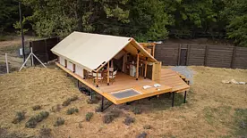 Шале Superior с красивым видом из окна, Глэмпинг Дана, село Соколиное