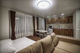 Студия с балконом и с красивым видом из окна, База отдыха Парк Звёзд, Смоленск