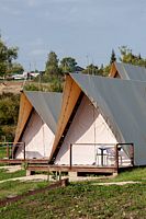 Двухместный номер Economy с красивым видом из окна двуспальная кровать, Глэмпинг Сплав стихий, Новосиль